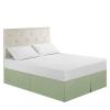 XMAIYIF Luxury Bow Plush Bed Skirt, Pink, 99 × 190 cm view 2