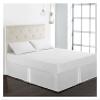 XMAIYIF Luxury Bow Plush Bed Skirt, Pink, 99 × 190 cm view 3