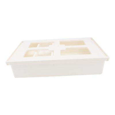 Under-Desk Hidden Storage Box with Lid