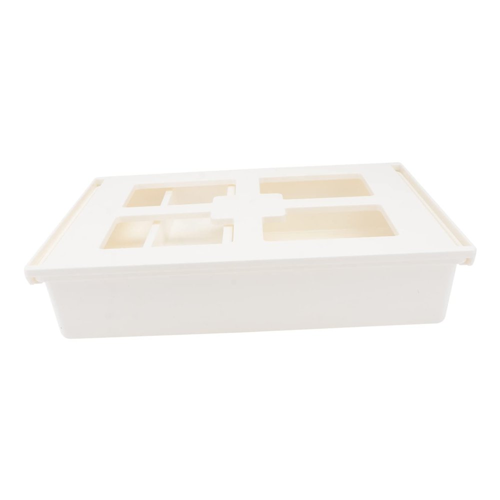Under-Desk Hidden Storage Box with Lid