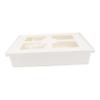 Under-Desk Hidden Storage Box with Lid view 1
