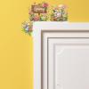 5D Diamond Art Door Frame Decor, Flower and Gnome, Spring, 2 Pieces view 3