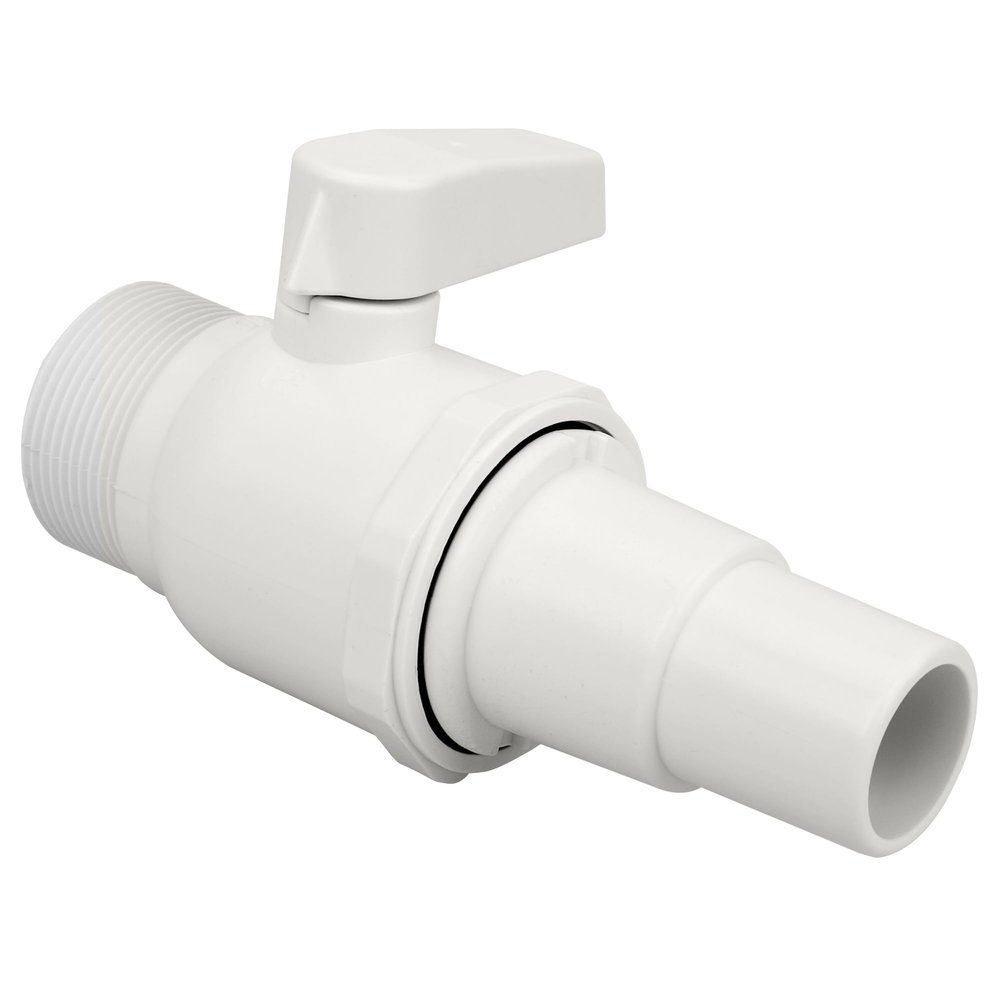 SP0729 Ball Valve for Hayward Pool Filter, 2-Way Shutoff Valve, 1.5 in. MIP x 1.5 in.–1.25 in.