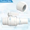 SP0729 Ball Valve for Hayward Pool Filter, 2-Way Shutoff Valve, 1.5 in. MIP x 1.5 in.–1.25 in. view 2