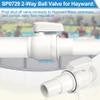 SP0729 Ball Valve for Hayward Pool Filter, 2-Way Shutoff Valve, 1.5 in. MIP x 1.5 in.–1.25 in. view 3