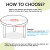 Treer Round Outdoor Tablecloth, 3D Beach and Sea View, Washable, Elastic, 100 cm (Ocean 2) view 2