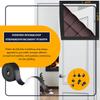 GYCQRS Magnetic Thermal Door Curtain 195 x 210 cm, Stronger Magnets, Privacy, 465 cm Hook-and-Loop Tape, No Drilling view 4