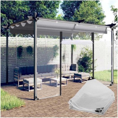 Sonakia Clear Gazebo Side Panels with Zippers, 1.6 x 2.8 m