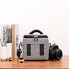 LIUCHUCHU Camera Bag for Mirrorless and DSLR Cameras, Gray view 4
