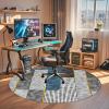 Round Gaming Chair Mat, 120 cm, for Hard Floors and Carpets view 2