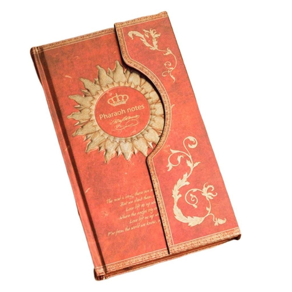 European Retro Notebook with Magnetic Clasp