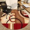 Round Office Chair Floor Mat, 100 cm, for Hard Floors and Carpet view 1