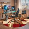 Round Office Chair Floor Mat, 100 cm, for Hard Floors and Carpet view 2