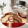 Round Office Chair Floor Mat, 100 cm, for Hard Floors and Carpet view 3