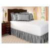 XMAIYIF Elastic Lace Bed Skirt, Black, 200 x 120 cm view 2