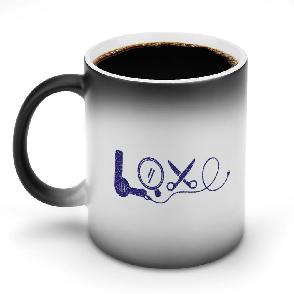 Hair Stylist Love Dryer Color-Changing Coffee Mug