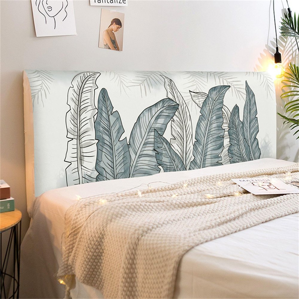 Chickwin Headboard Cover, Banana Leaf Print, 160 cm