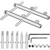 Joskeijky Camera Lens Repair Tool Set, 10–100 mm, with 3 Tips, 6 Screws and 2 Hex Keys for DSLR Cameras view 2