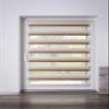 K-Home Klemmfix Madrid Day & Night Roller Blind, No Drilling, Beige Gradient, W110 x H150 cm view 4