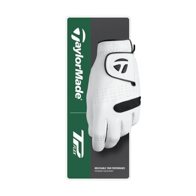 TaylorMade Golf 2025 TP Flex Glove, White, Left Hand, S