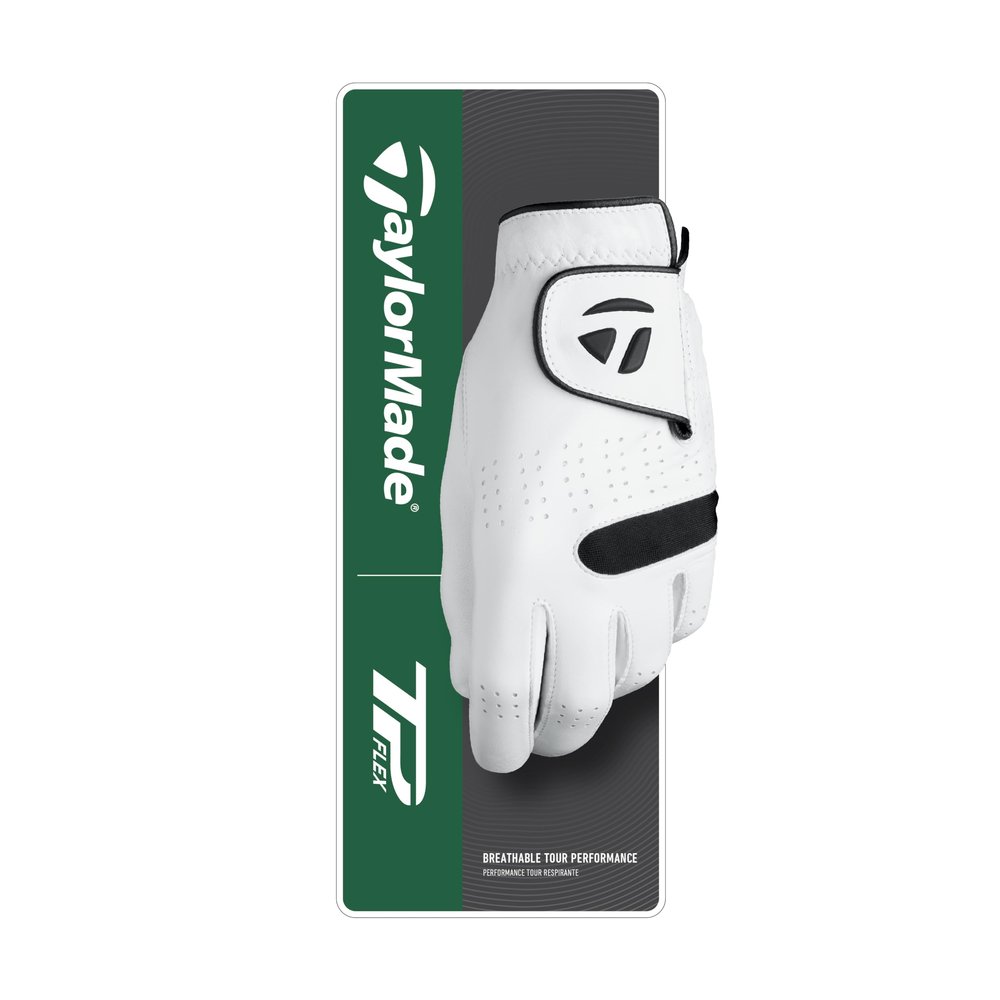 TaylorMade Golf 2025 TP Flex Glove, White, Left Hand, S