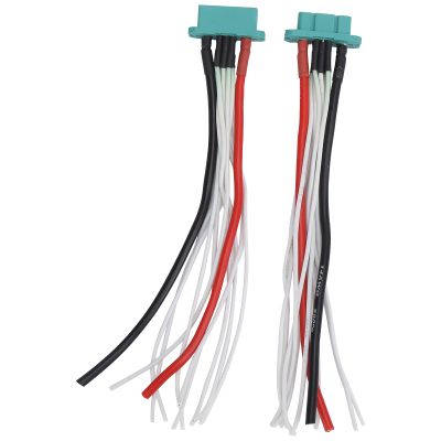 equlup MPX Male and Female Connector Adapter, 9+2 Pin, for RC Fixed-Wing Aircraft and Drones