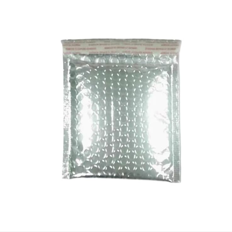 10-Pack Antistatic ESD Shielding Bubble Bags, Silver Aluminum-Coated, 150 x 130 mm