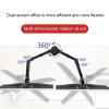 Dual-Monitor Desk TV Stand for 10–27-Inch Flat Screens, Fully Adjustable Arms, VESA up to 100 x 100 mm view 3