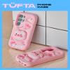 TUFTA Kawaii 3D Cartoon Silicone Pig Phone Case with Stand and Grip for Samsung Galaxy A14 view 4