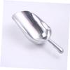 Thick-Walled Aluminum Alloy Ice Scoop, Silver view 3