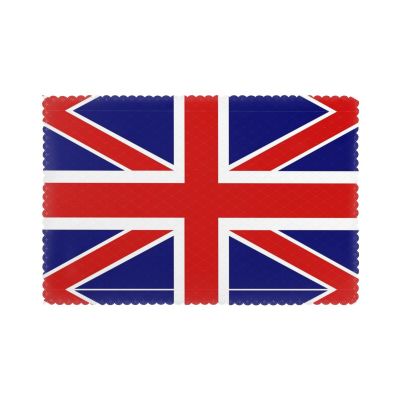 English Flag Placemats, Heat-Resistant, 6-Piece Set, Wipeable and Easy to Clean