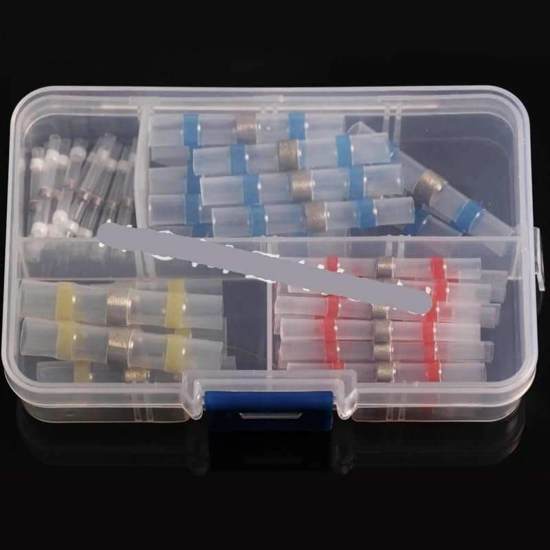 DSZUJTYROP 50-Piece Heat-Shrink Crimp Wire Terminal Kit