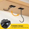 bussdis Adhesive Under-Cabinet Banana Hanger, No Drilling, Foldable Magnetic Hook, Space-Saving, Holds up to 5.9 kg, Black view 4