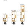 Rotating Bookshelf for Living Room, Gold, M view 2