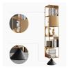 Rotating Bookshelf for Living Room, Gold, M view 3