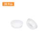 QUARKZMAN 28-Piece Silicone Plugs, Round Snap-In Hole Plugs for 14.5–15.5 mm Holes, Transparent view 3
