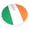 Irish Flag Christmas Tree Skirt, 48 in, Fringe Lace view 3