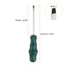 QUARKZMAN 2-Piece SL3 Flat-Head Screwdriver Set, 147 mm, Magnetic CR-V Slotted Screwdrivers with Ergonomic Green Handles view 2