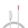 ZEPFJHE USB-C to 2-Pin Bare-Wire Pigtail Cable, 5 V/2 A, 1 m view 1