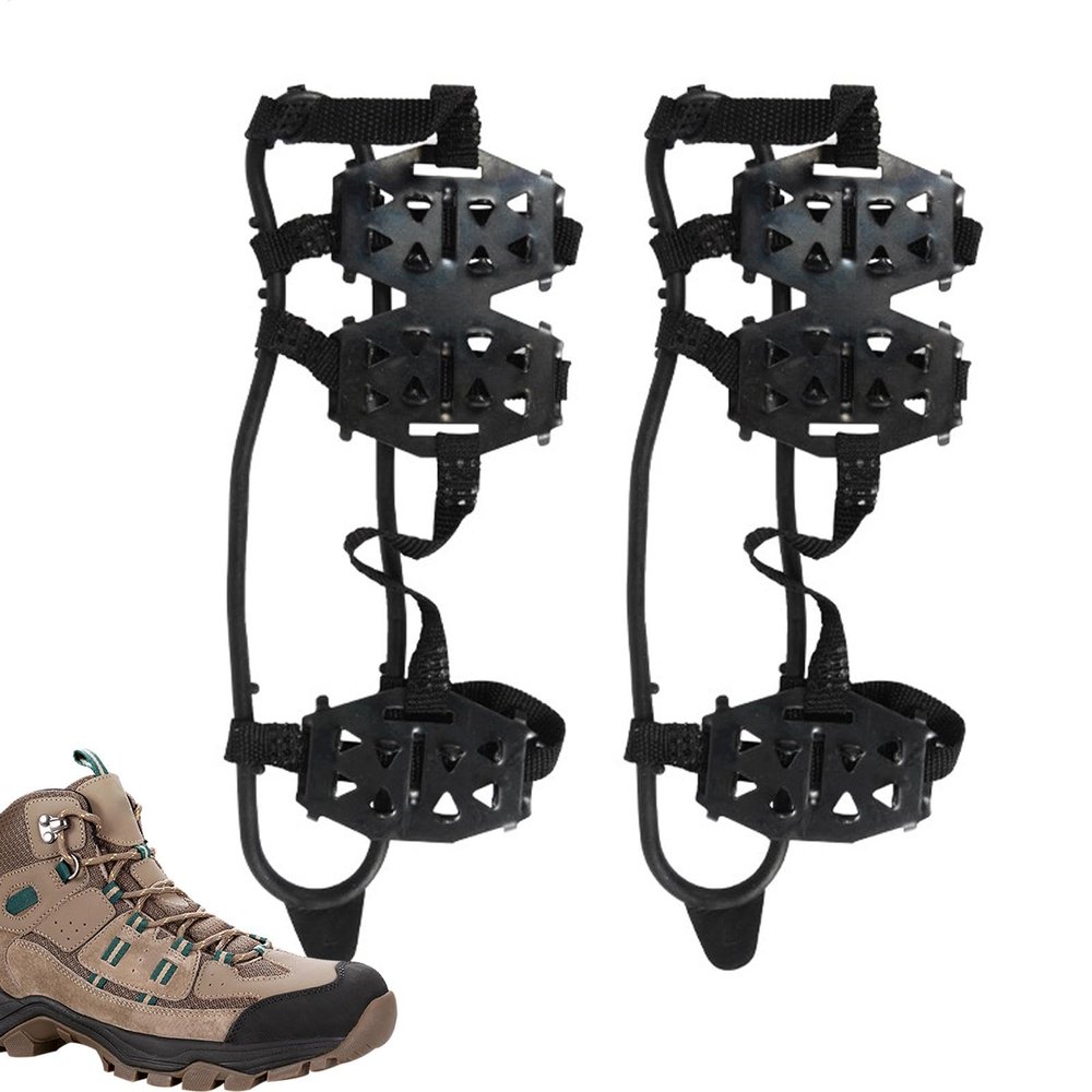 Snow and Ice Traction Spikes for Hiking Shoes