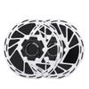 HESHUWEN Center Lock Bike Brake Rotors, 160 mm, 2-Piece Set with Lockrings view 1