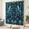 Blue-Green Blackout Grommet Curtains with William Morris Forest Birds, 2-Piece Set, 183 x 117 cm view 2