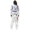 Astronaut Costume for Kids and Adults, Shiny Silver Space Suit view 2