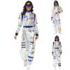 Astronaut Costume for Kids and Adults, Shiny Silver Space Suit view 3