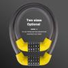 LUOKEKE Bike Lock, 5-Digit Combination, Black, 17.2 x 400 mm view 3