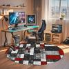 Round Office Chair Mat, 110 cm, for Carpet and Hard Floors view 2