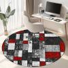 Round Office Chair Mat, 110 cm, for Carpet and Hard Floors view 3