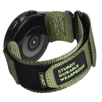 Blueshaweu 22mm Hook-and-Loop Replacement Band Compatible with Citizen CZ Smart Touchscreen Gen 2 Casual 41mm, Sport 44mm, and CZ Smart Hybrid Gen 2 Sport Smartwatches (Green)