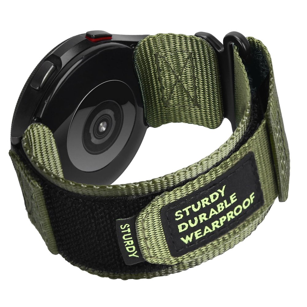 Blueshaweu 22mm Hook-and-Loop Replacement Band Compatible with Citizen CZ Smart Touchscreen Gen 2 Casual 41mm, Sport 44mm, and CZ Smart Hybrid Gen 2 Sport Smartwatches (Green)