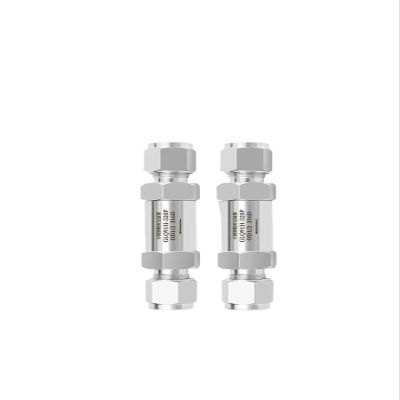 CHULKJFX 1-Piece 3–32 mm, 1/8–1 in Compression Fitting 304/316 Stainless Steel Filter Valve (32, 304)